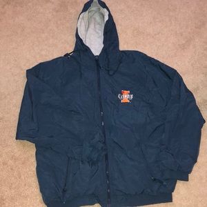 Illinois weatherproof rain coat